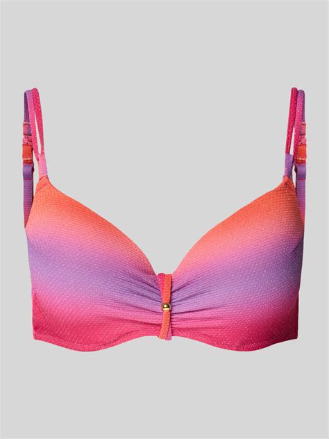 Marie Jo Bikini Oberteil Mit Applikation Modell Nusa Dua Fuchsia Online Kaufen