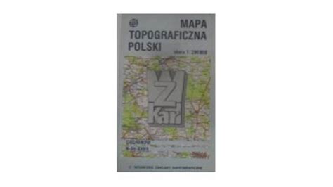 Mapa topograficzna Polski Ciechanów 9 99 zł Allegro pl Raty 0