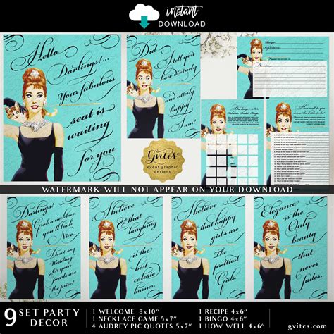 Audrey Hepburn Quotes - Inspirational Wall Art Print - Worksheets Library