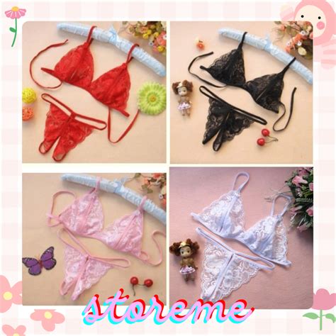 Jual Storeme IdBS Set Bra Lingerie Sexy Celana Dalam Model Bahan