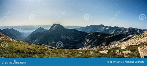 The Beautiful Bitterroot Mountains of Montana. Stock Photo - Image of ...