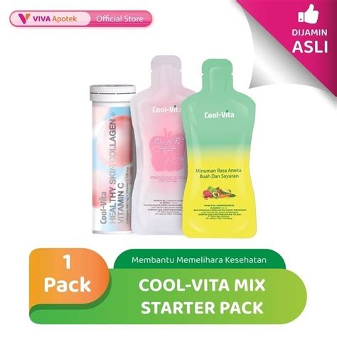 jual cool vita mix starter pack  pack shopee indonesia