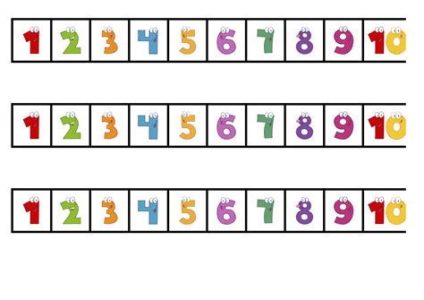 abn recta numerica individual   editable  numeros divertidos