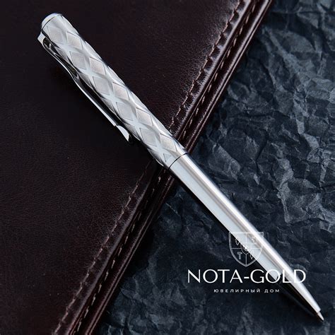 Эксклюзивная золотая шариковая ручка на заказ из белого золота с ...