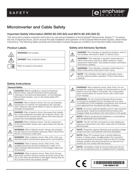 Microinverter And Cable Safety