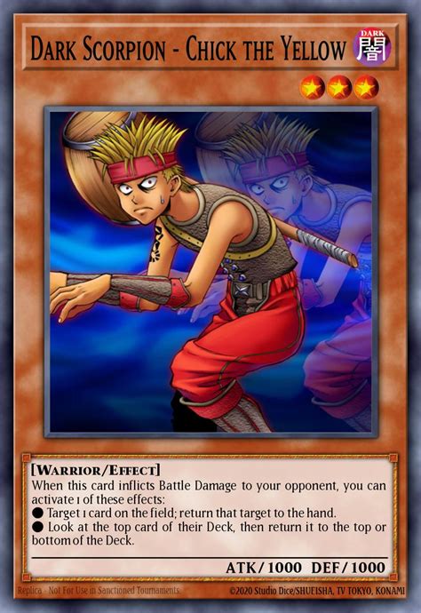 Dark Scorpion Chick The Yellow Yu Gi Oh Card Database YGOPRODeck