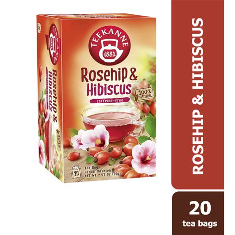 Teekanne Rosehip And Hibiscus 35g X 20 Tea Bags Shopee Malaysia