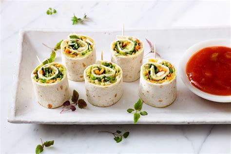 Mini Chicken Fajita Roll Ups