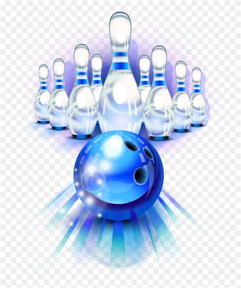 Mq Blue Bowling Pins Bowling Blue Clipart Png - Transparent Background ...