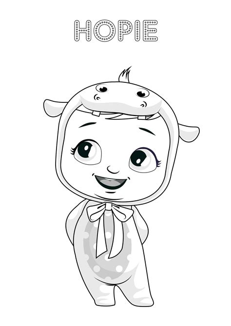 Край бебис раскраска