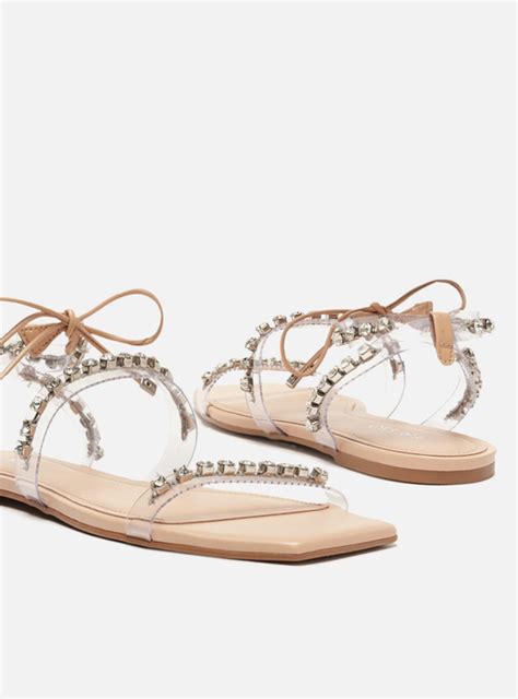 Sandália Nude Arezzo Spikes ZZ MALL