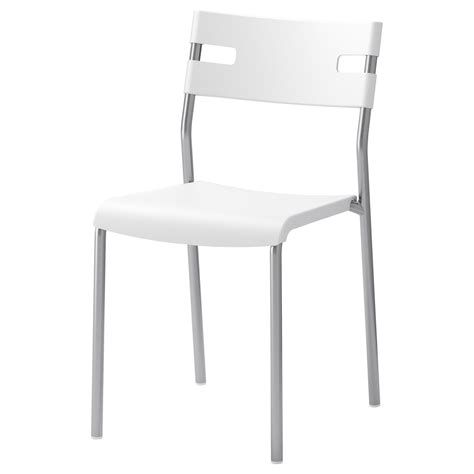 Modern White Chair Ikea Loma Lang
