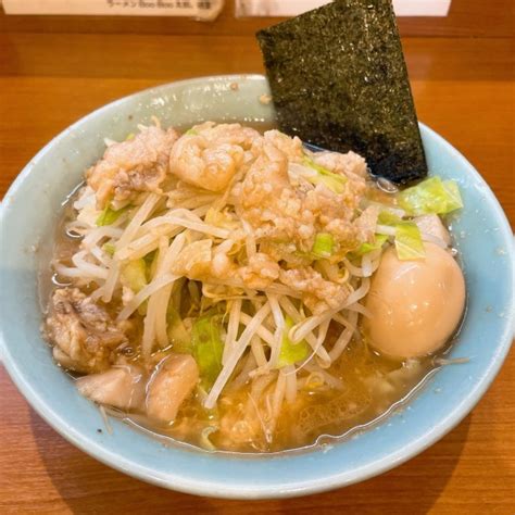 『小麺半分ニンニクアブラのり味つけ玉子』ラーメンboo Boo太郎。のレビュー ラーメンデータベース