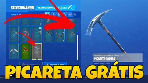 Nova Picareta Gr Tis Pra Todo Mundo No Fortnite Youtube