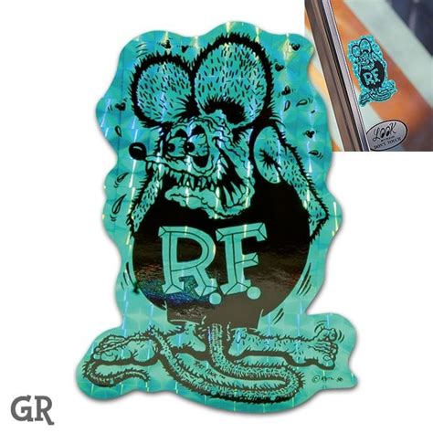 Green Rat Fink Prism Decal Ed Big Daddy Roth Decals