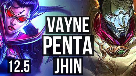 Vayne And Senna Vs Jhin And Soraka Adc Penta 23m Mastery Dominating