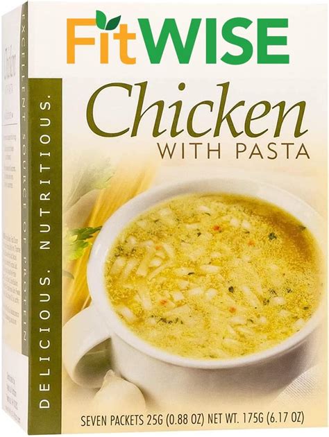 Fitwise High Protein Soup 15g Protein Low Calorie Low Fat Low Carb Ideal Protein