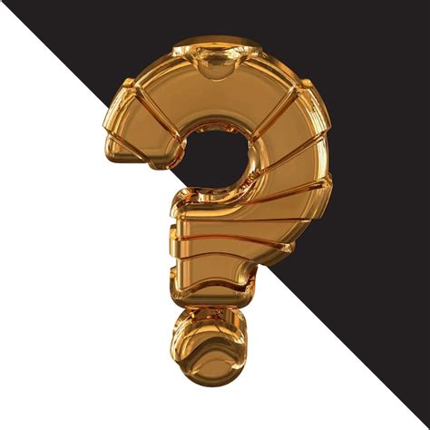 Premium Vector 3d Gold Symbol With Gold Belts