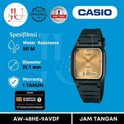 Jual Casio Aw He Avdf Jam Tangan Pria Dan Wanita Unisex Shopee