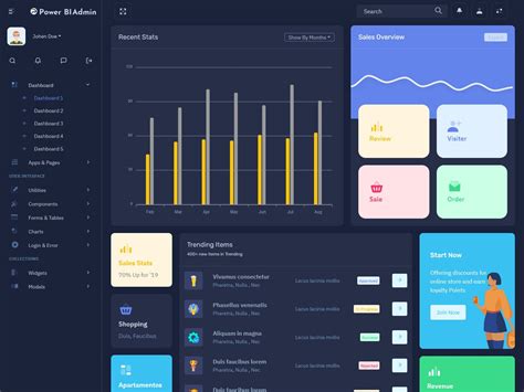 Power BI Admin Template Responsive Bootstrap 5 Admin Dashboard