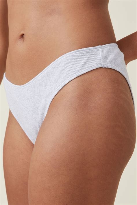 Organic Cotton Rib Bikini Brief