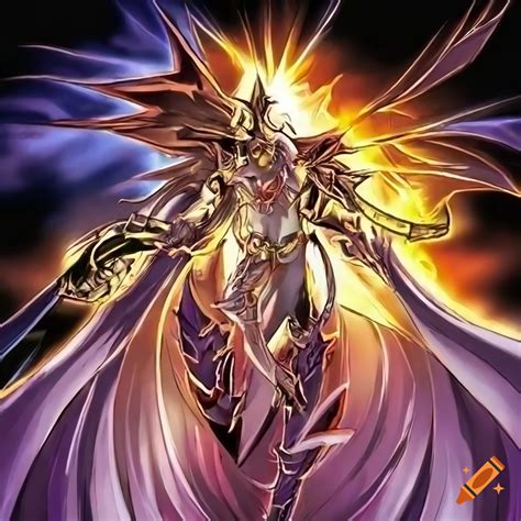 Yu Gi Oh Art Depicting The God Of Wind On Craiyon