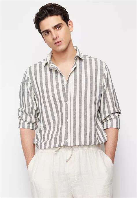 Trendyol Stripe Shirt Buy Trendyol Online Zalora Hong Kong