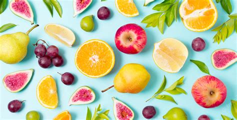 premium photo top view set  fresh fruits  vegetables