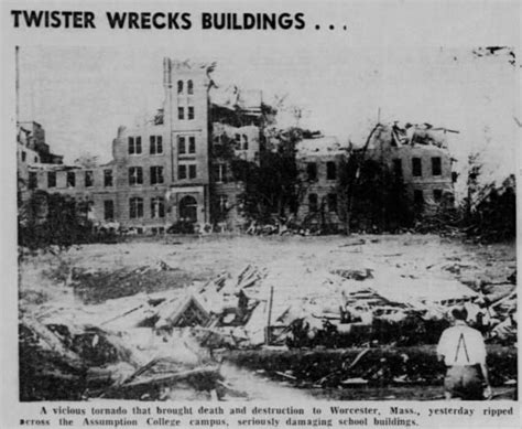 Worcester Ma F4 Tornado June 9 1953 Tornado Talk