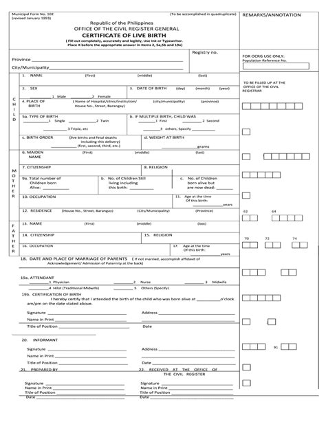 Certificate Of Live Birth Form Revised August 2016 Pdf Fill Online