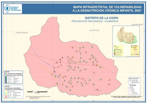 Mapa Vulnerabilidad DNC La Coipa San Ignacio Cajamarca By World Food