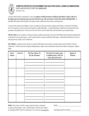 Fillable Online Exemption Certificate For Government And Qualifying