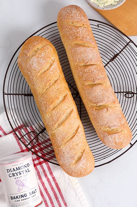 Crusty French Baguettes Diamond Crystal Salt Co