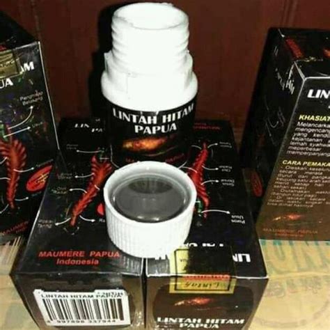 Jual Asli Original Minyak Lintah Hitam Papua Pembesar Panjang Dan Tahan