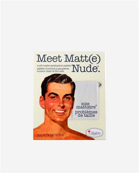 Riachuelo The Balm Meet Matt E Nude Paleta De Sombras G