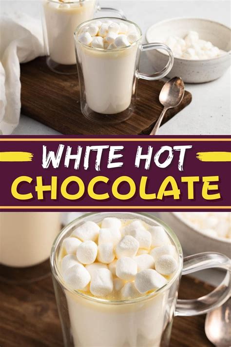 White Hot Chocolate Homemade Recipe Insanely Good