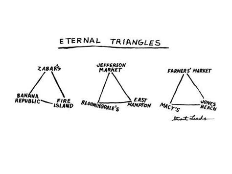 Eternal Triangles New Yorker Cartoon Premium Giclee Print Stuart