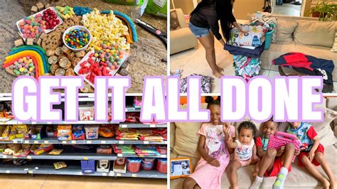 GET IT ALL DONE DITL OF SAHM OF 4 CLEANING MOTIVATION DIY MOVIE