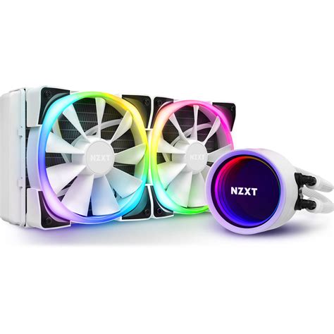 Nzxt Kraken X Mm All In One Rgb Cpu Cooler Rl Krx Rw B H