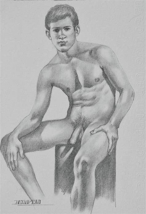 Drawing Male Nude 1805291 Drawing By Hongtao Huang Pixels