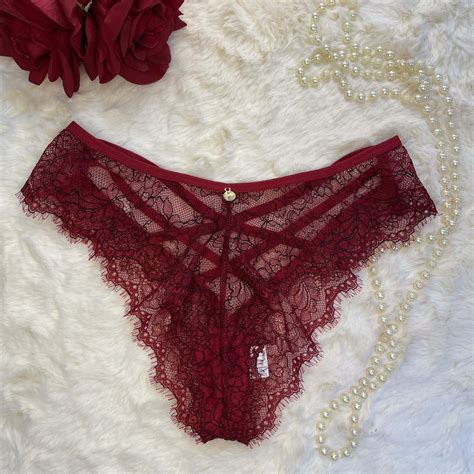 Calcinha Renda Importada Bicolor Strappy Jackie Lingerie