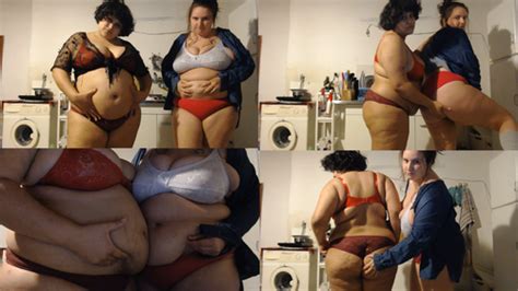 Belly Play We Show You Our Fat Video Clips Curvy BBW Curvage