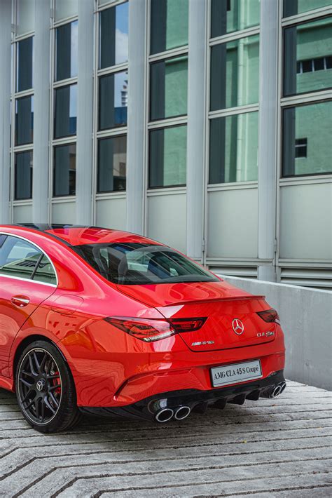 C118 Mercedes Amg Cla 45s 4matic Launched In Malaysia 421 Ps 40s Four Door Coupe Rm449k