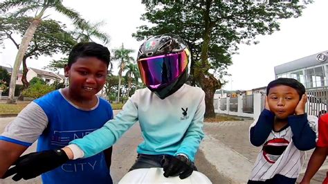 Reaksi Bocil Ketika Geber Motor Pasang Gopro Di Visor Motor Youtube