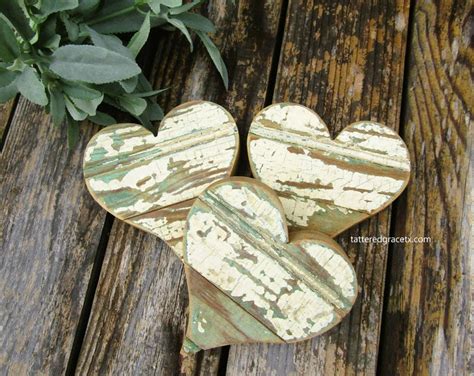 Mini Reclaimed Wood Heart Decor Valentines Day Decor Farmhouse Heart