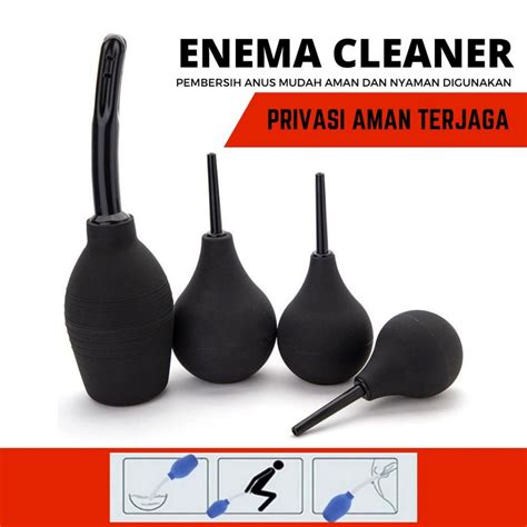 Jual Suntikan Enema Cleaner Pembersih Anal Anus Dubur Pensteril Area Vital Berbagai Ukuran Botol