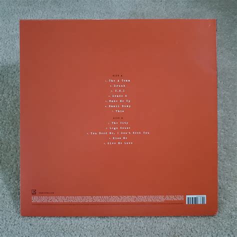 Ed Sheeran Orange Vinyl Plus Lp Reissue Elektra Etsy