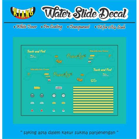 Jual Decal Waterslide Hot Wheels Chevy Poison Ivy Kota Denpasar CCNK Garage Tokopedia