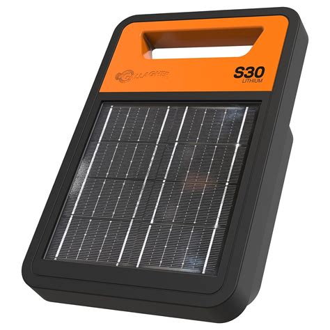 Gallagher S30 Solar Electric Fence Charger 20 Miles 60 Acres Efficient Solar