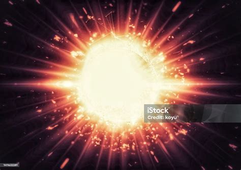illustration   star shining  outer space stock photo